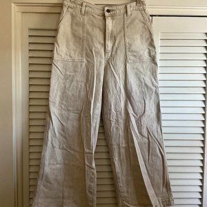 Beige Carpenter Style Pants